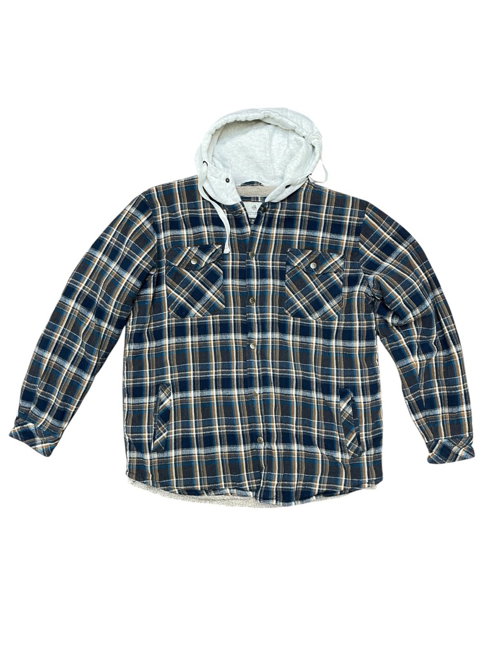 Legendary Whitetails 2XL Plaid Sherpa Lined Hooded Flannel Shirt Jacket Mens XXL - Picture 9 of 9
